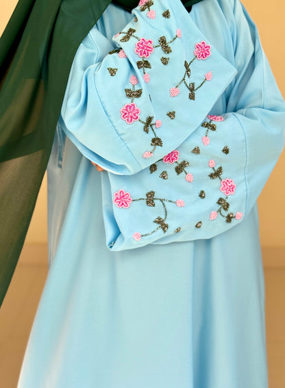 Arzaq Abaya- Blue Serenity