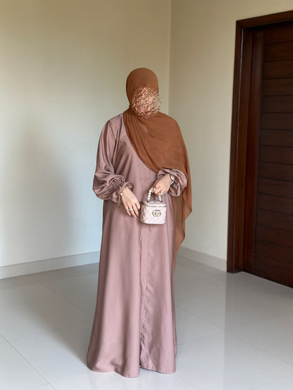 Everyday Staple Abaya- Almond Brown