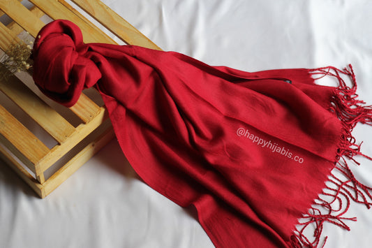 Cashmere Woollen Pashmina-Maroon