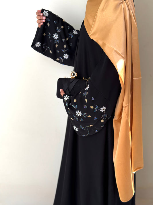 Nayrah Abaya- Radiant Black