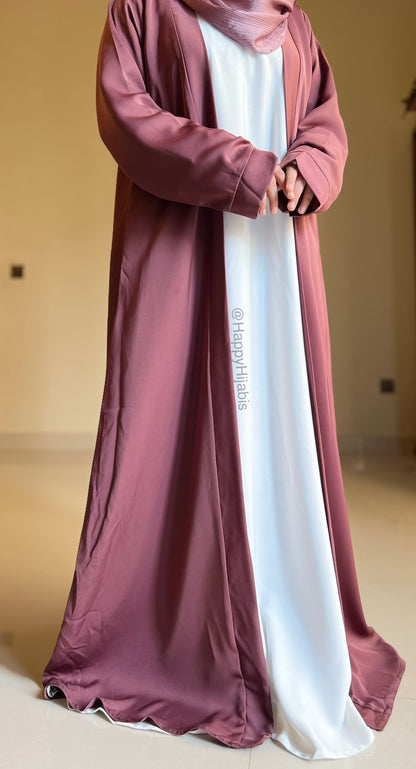 Mehru- Statement Tea Pink abaya