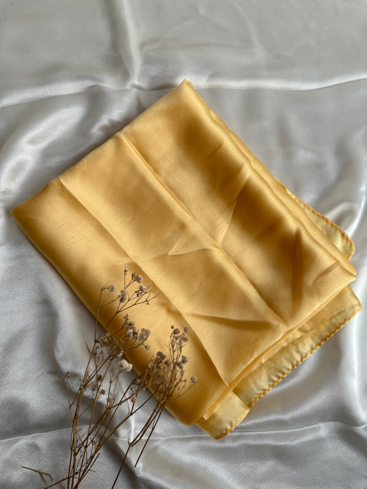 Satan Silk Hijabs- Butter Gold