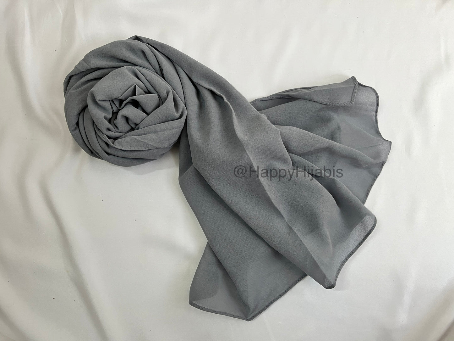 Georgette Grace- Silverish Grey