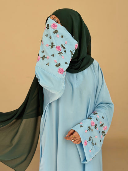 Arzaq Abaya- Blue Serenity