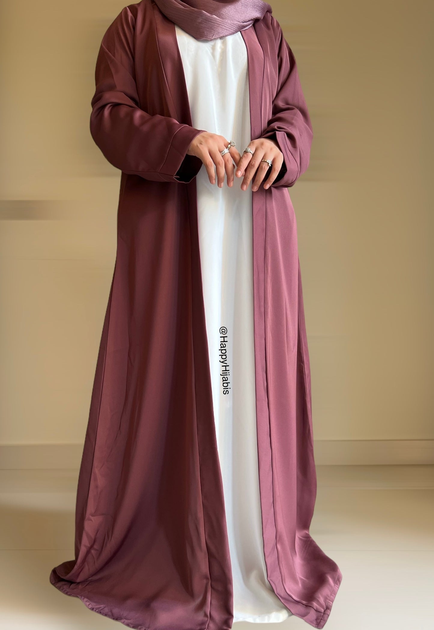 Mehru- Statement Tea Pink abaya