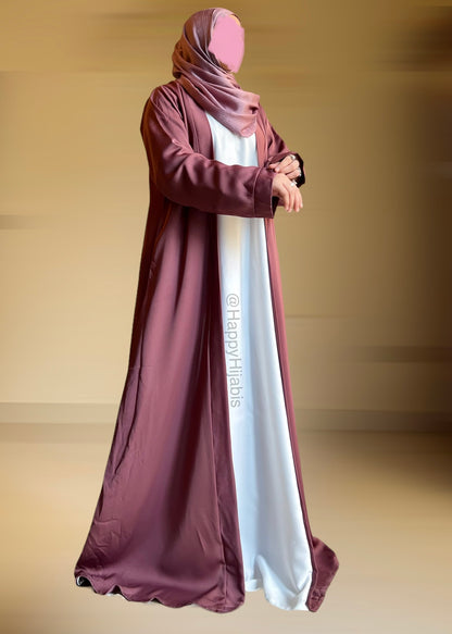 Mehru- Statement Tea Pink abaya