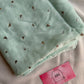 Pyramids Silver Foil Hijabs- Light Mint