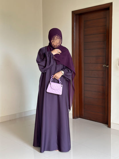 Everyday Staple Abaya- Muave Purple