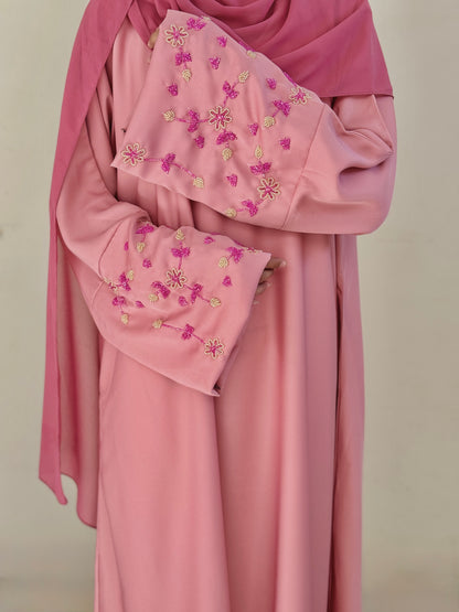 Warda Abaya- Pink Hues