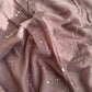 Abstract Silver Foil Hijabs- Muave