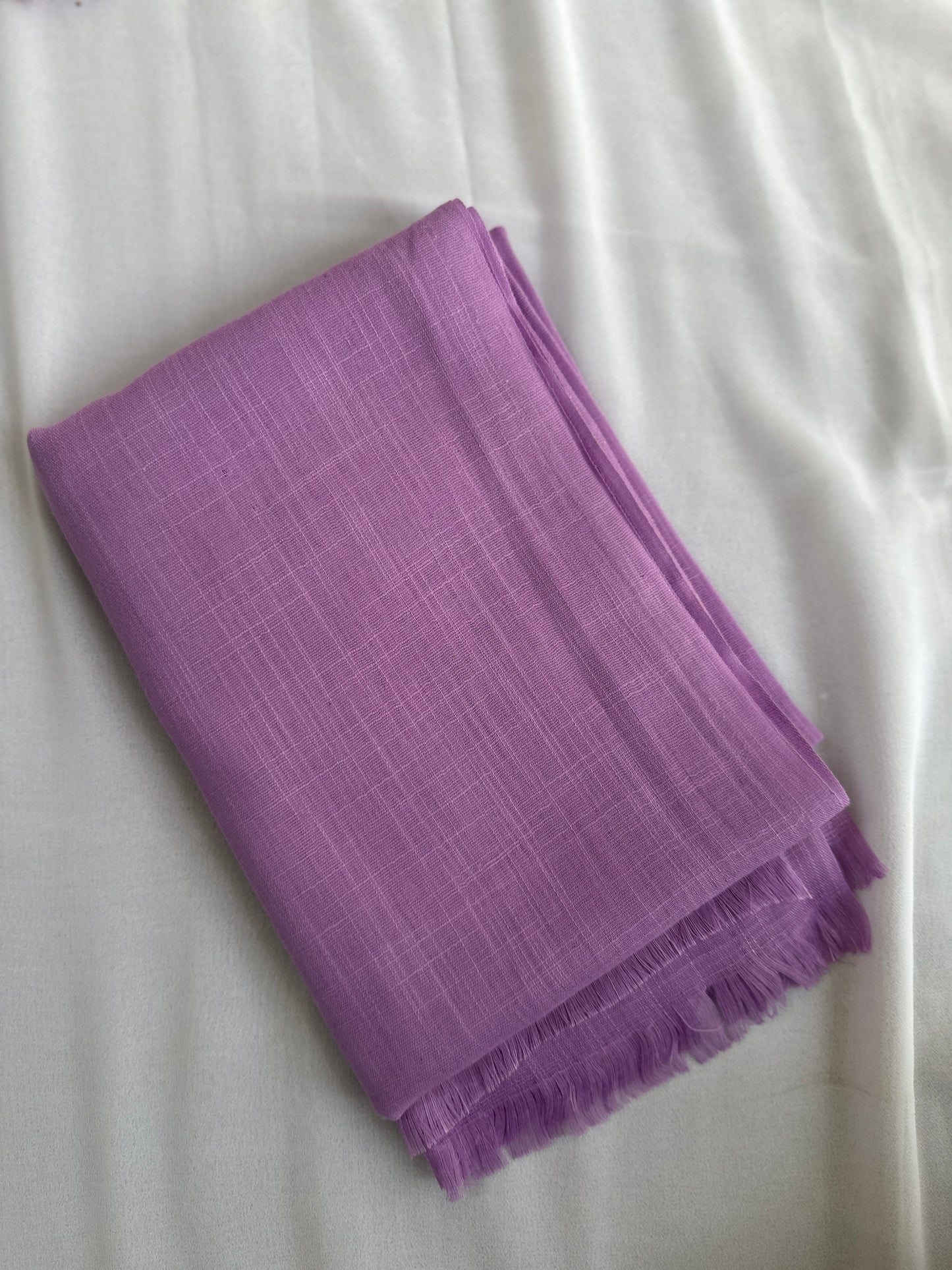 Turkish Lawn Hijabs- Large Size- Lavendar