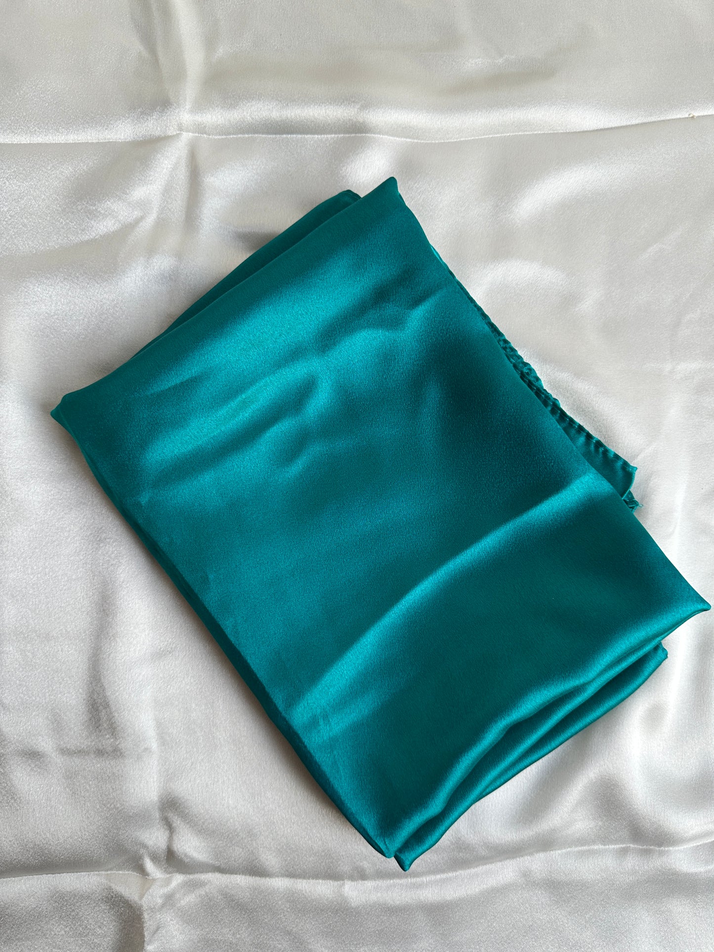 Satan Silk Hijabs- Aqua Teal