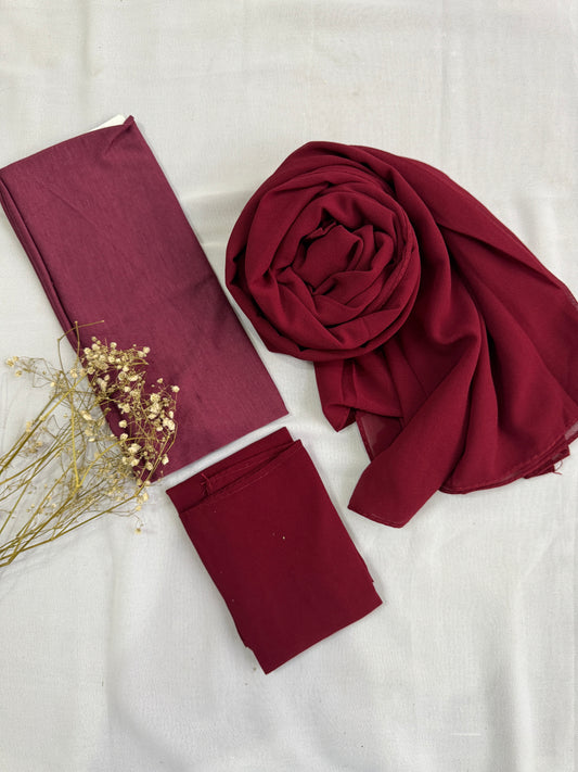 Bundle Sets- Deep Maroon