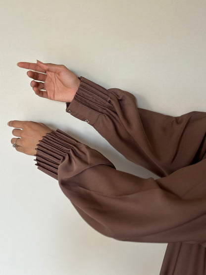 Everyday Staple Abaya- Coffee Brown