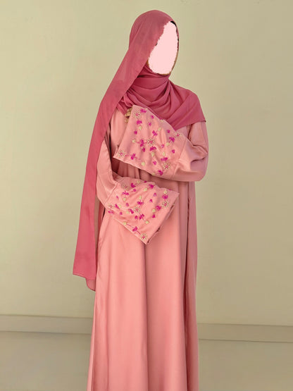 Warda Abaya- Pink Hues