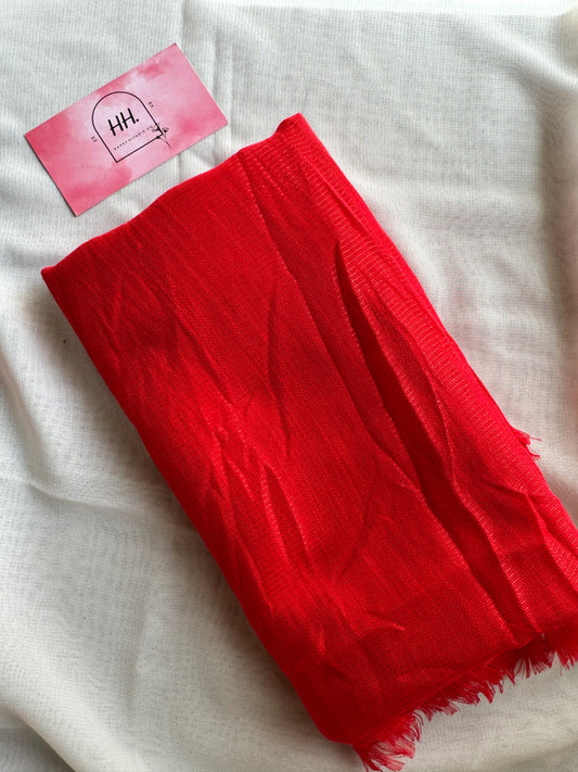 Moonlight lurex Viscose- Red