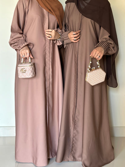 Everyday Staple Abaya- Almond Brown