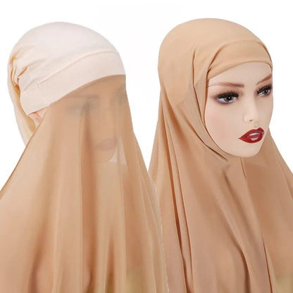 Instant Chiffon Hijab- Mocha