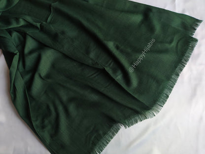 Turkish Lawn Hijabs- Large Size- Forest Green