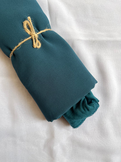 Instant Chiffon Hijab- Teal