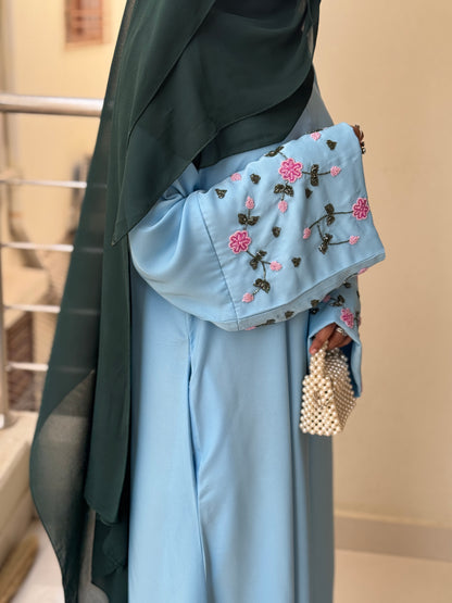 Arzaq Abaya- Blue Serenity