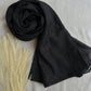 Metallic Sheen Chiffon- Black