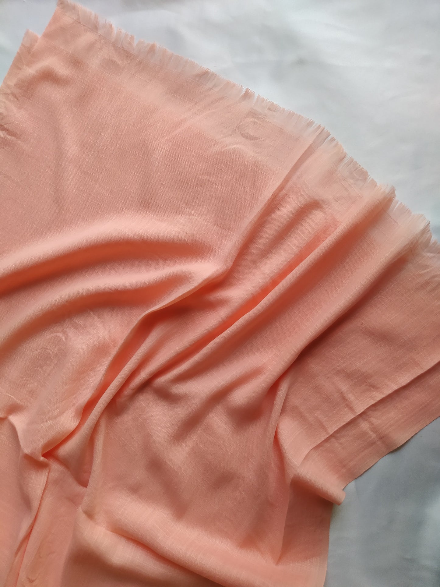 Turkish Lawn Hijabs- Large Size- Peachy Pink