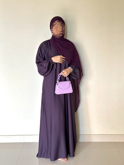 Everyday Staple Abaya- Muave Purple