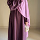 Pink Peony- Embroidered Abaya