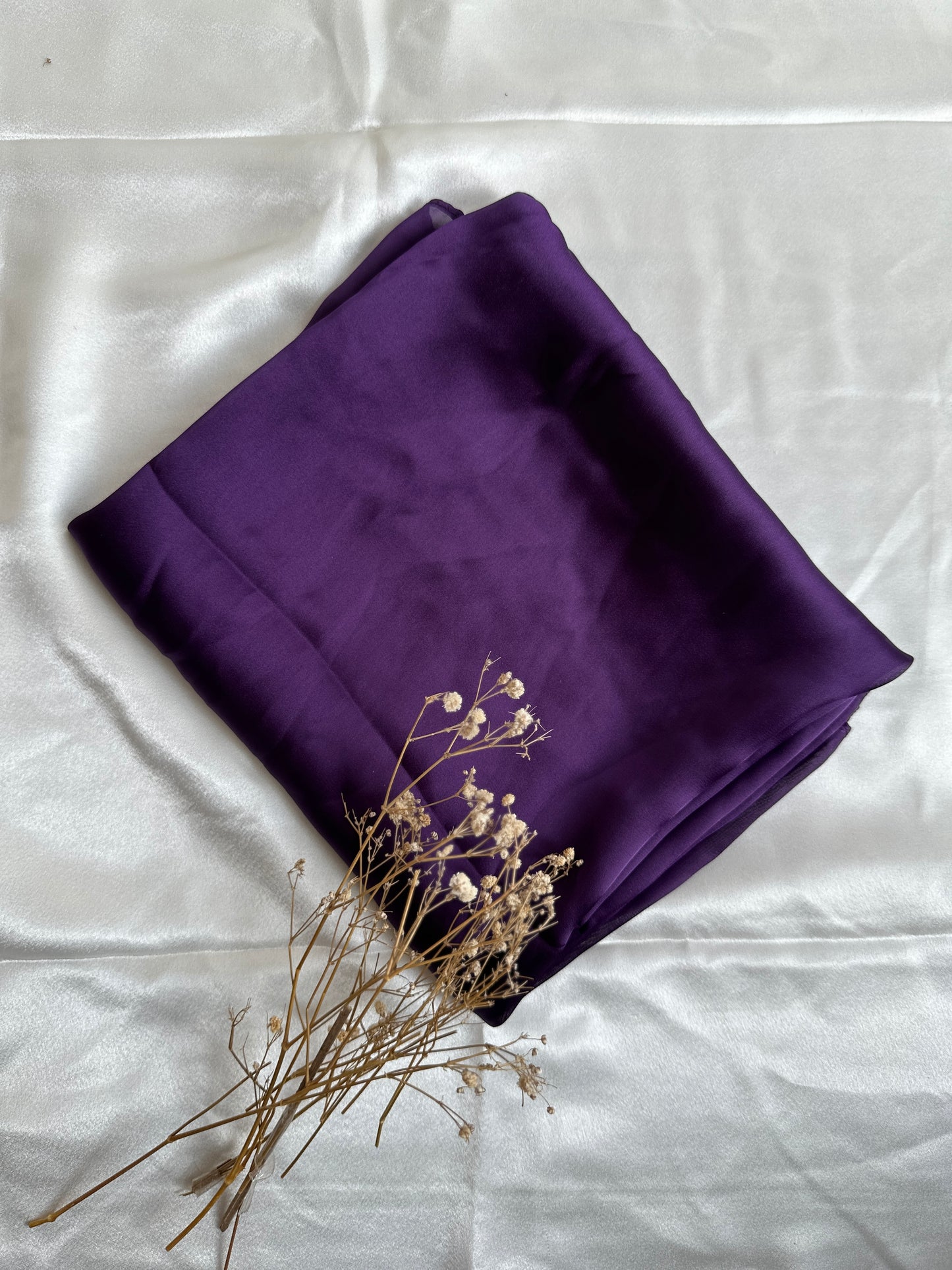 Satan Silk Hijabs- Violet Purple