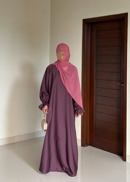 Everyday Staple Abaya- Pink Muave