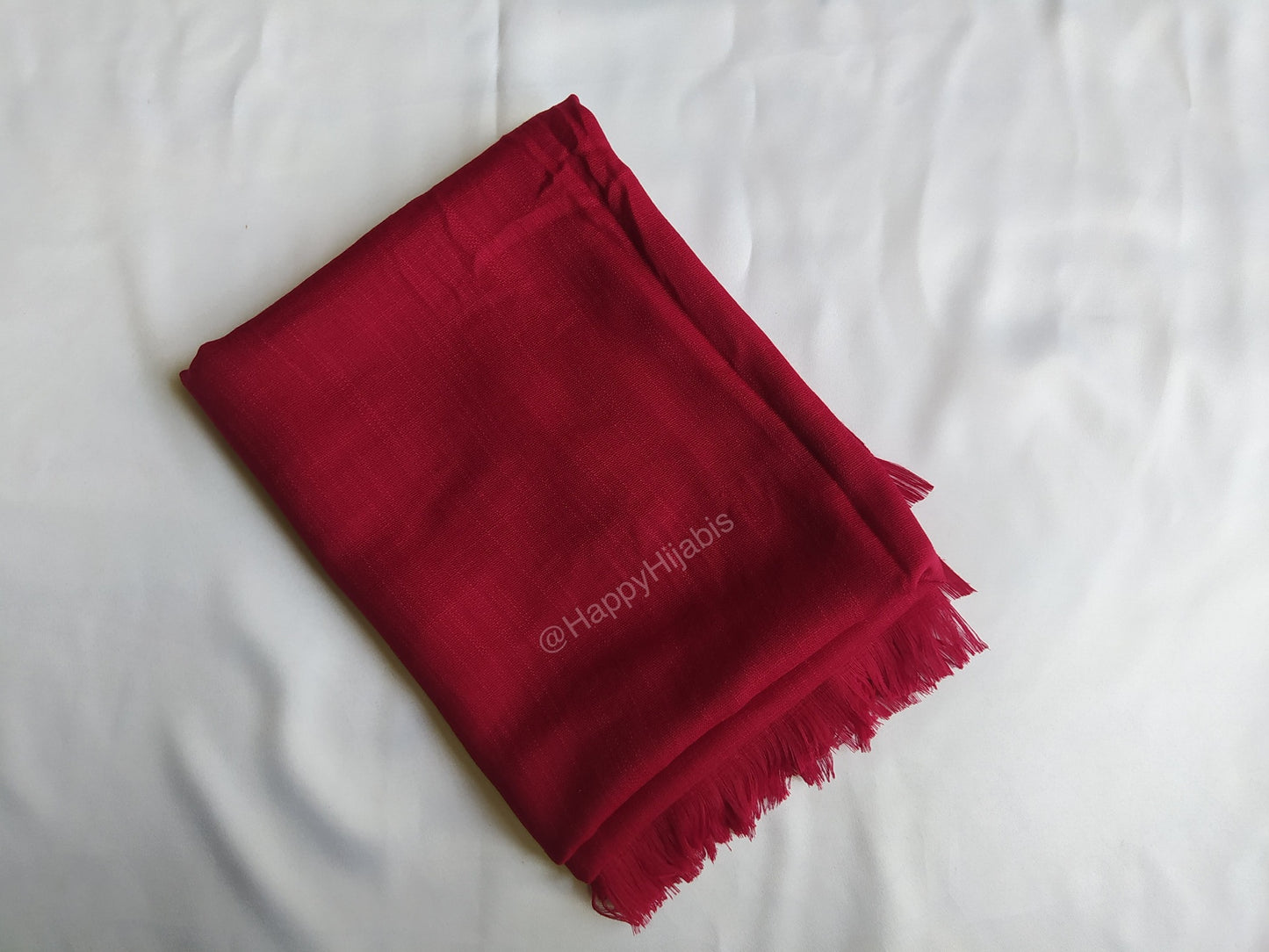 Turkish Lawn Hijabs- Large Size- Maroon