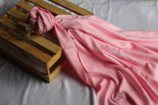 Cashmere Woollen Pashmina- Baby Pink