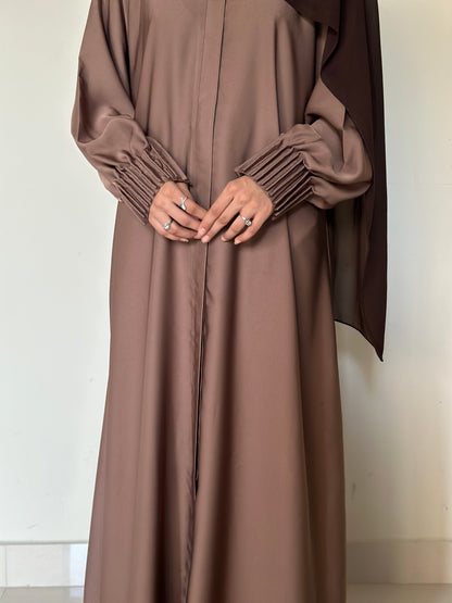 Everyday Staple Abaya- Coffee Brown