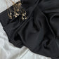 Satan Silk Hijabs- Black