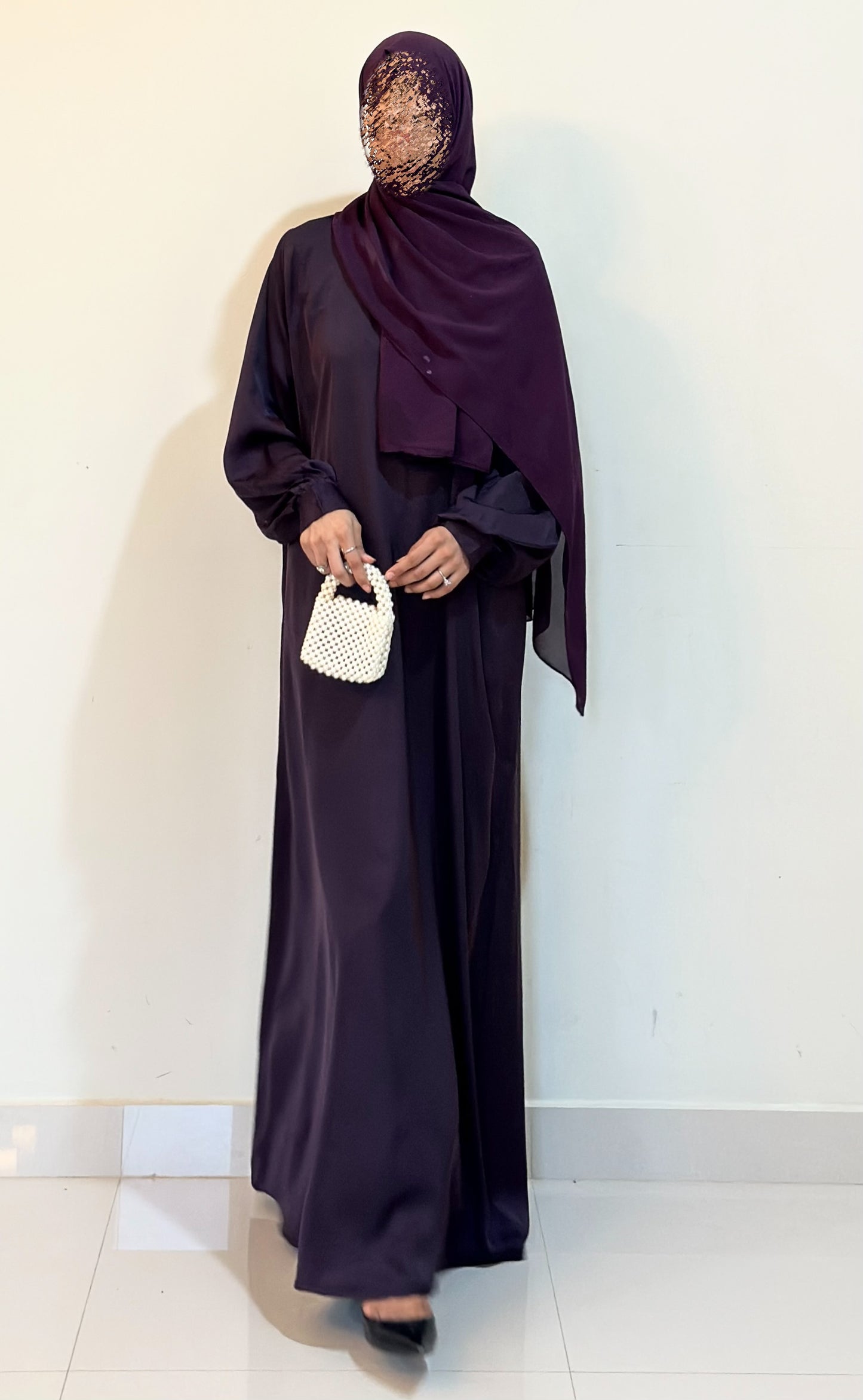 Everyday Staple Abaya- Brinjal Purple