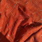 Abstract Silver Foil Hijabs- Rust