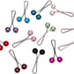 Solid Clip Pins- Multicolored