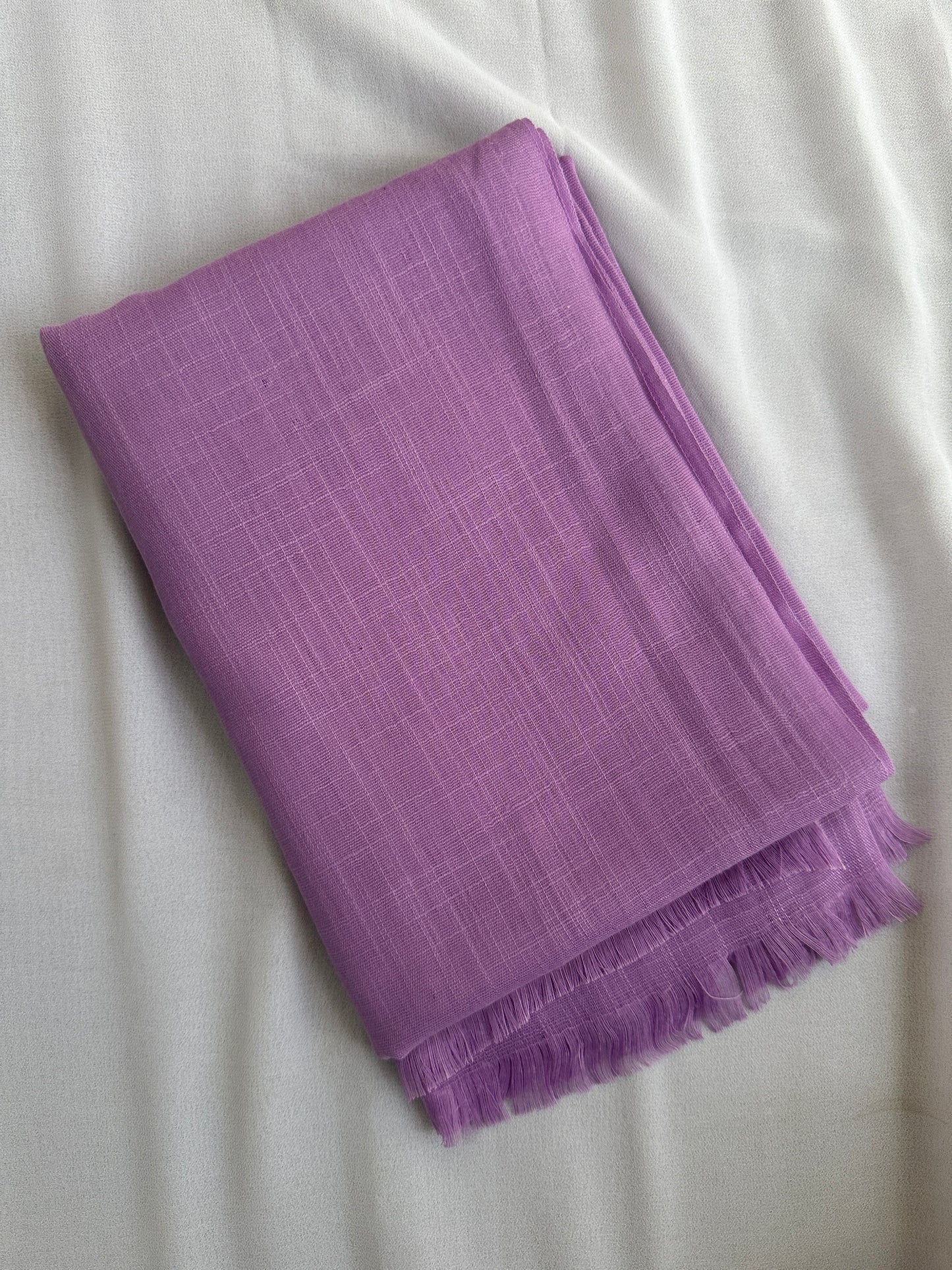 Turkish Lawn Hijabs- Large Size- Lavendar