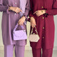 Modest Coord Set- Maroonish Mulberry