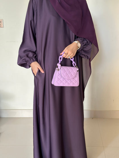 Everyday Staple Abaya- Muave Purple