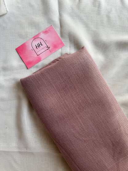 Moonlight lurex Viscose- Dusty Rose