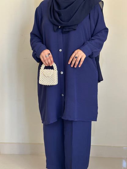 Modest Coord Set- Navy Blue