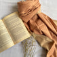 Reversible Woollen Pashmina- Mocha+Nude