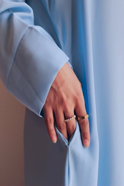 Staple Thobe Abaya- Sky Blue