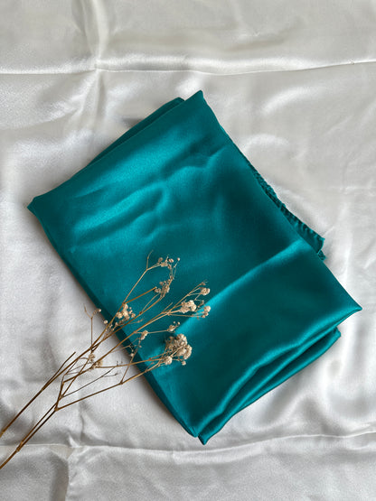 Satan Silk Hijabs- Aqua Teal