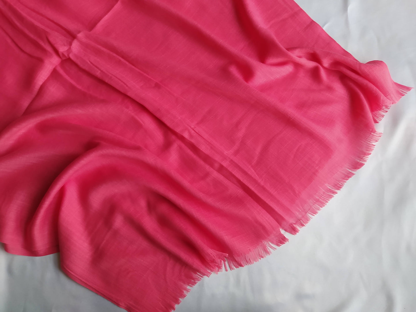 Turkish Lawn Hijabs- Large Size- Watermelon Pink