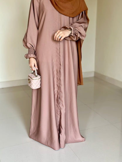 Everyday Staple Abaya- Almond Brown