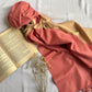 Reversible Woollen Pashmina- Peachy Pink+Nude