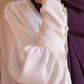 Radiant Swan- White Butterfly Abaya